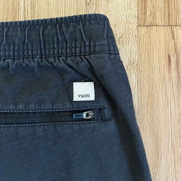 VUORI ripstop pant organic cotton straight leg dark gray charcoal women’s size S - Picture 11 of 13